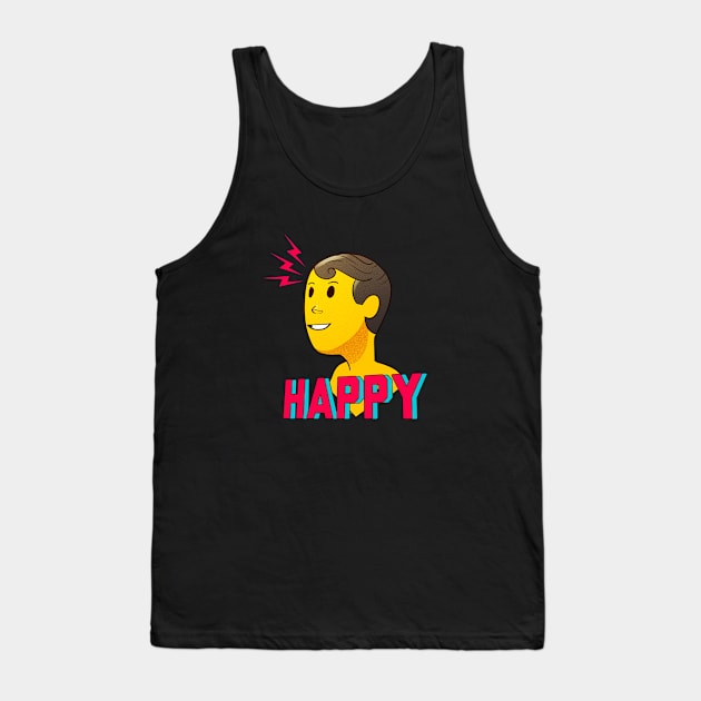 HAPPY MAN Tank Top by GOUP